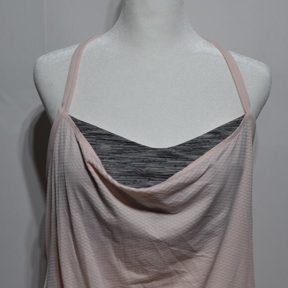 Lululemon CYB Athletic Pretty In Pink Tank Top with Built In Bra Size 10 - Picture 7 of 7
